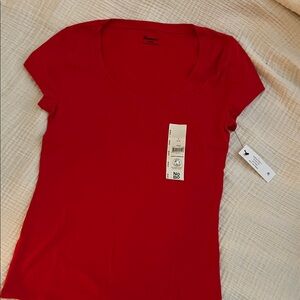 No Boundaries Bright Red Short Sleeve Tee